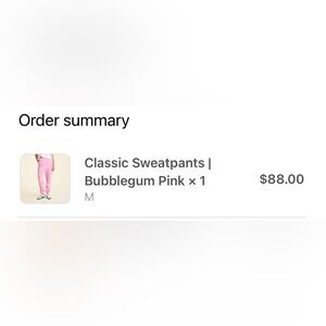 NIB Nuuds classic sweatpants limited edition